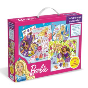 ՛՛Barbie՛՛ փազլ հավաքածու 4-ը 1-ում