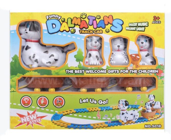 Գնացք շնիկներով Dalmatians