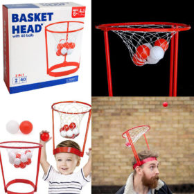 Զվարճալի խաղ Basket head