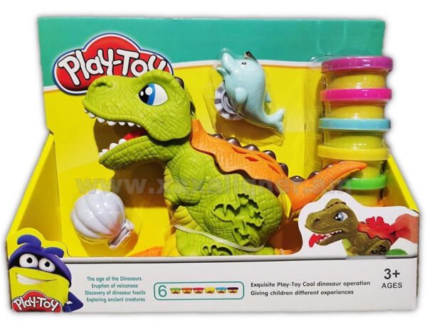 Ծեփախմոր Play-Toy դինոզավր