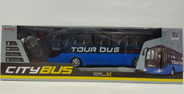 Հեռակառավարվող կապույտ ավտոբուս TOUR BUS