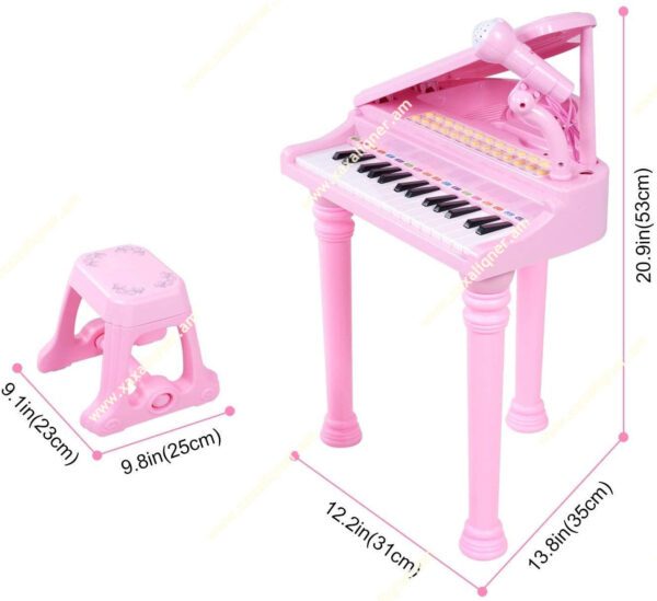 Մանկական դաշնամուր աթոռիկով Piano