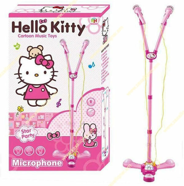 Մանկական ձողով բարձրախոս 2-ը 1-ում Hello Kitty