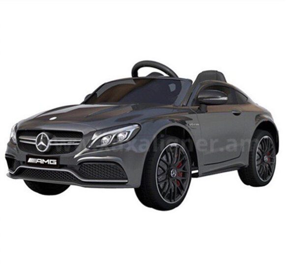 Մեծ հեռակառավարվող մեքենա մեկ նստատեղով Mercedes C63 AMG Zilver