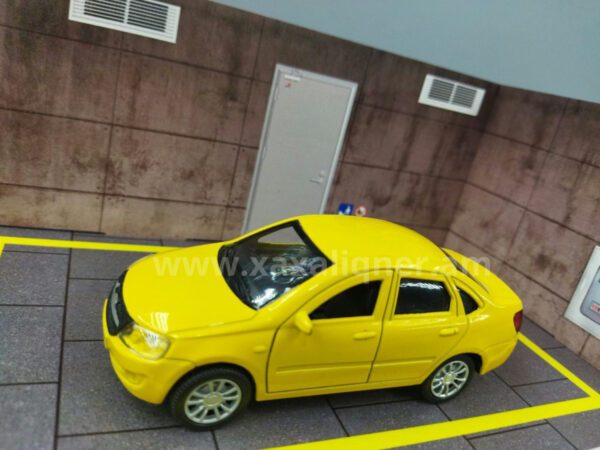 Մետաղյա մեքենա դեղին Լադա ՍեդանLada Sedan