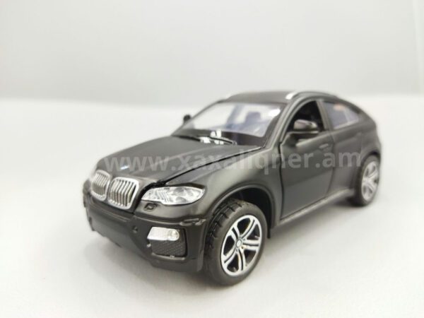 Մետաղյա մեքենա սև BMW X6