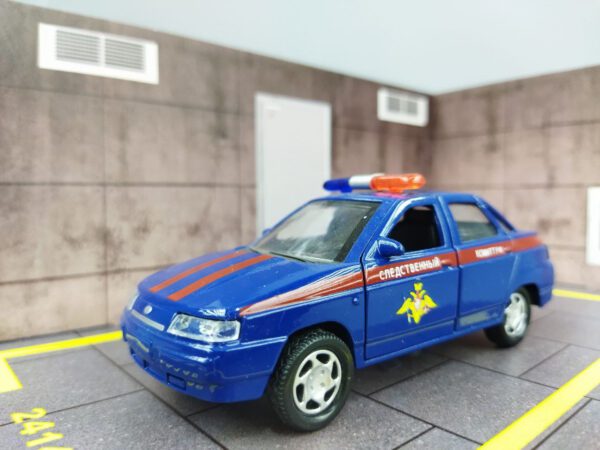 Մետաղյա ոստիկանական մեքենա կապույտ Պրիորա (Priora)