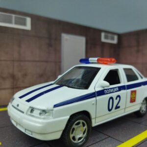 Մետաղյա ոստիկանական մեքենա սպիտակ Պրիորա (Priora)