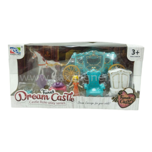 Փոքր կառք տիկնիկով Dream Castle