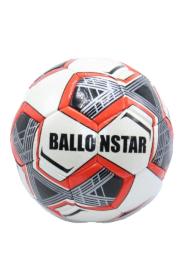 Ֆուտբոլի գնդակ Ballonstar սև և կարմիր նախշերով