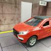 Մետաղյա մեքենա կարմիր Լադա Ջիպ Lada Jeep
