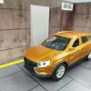 Մետաղյա մեքենա նարնջագույն Լադա Ջիպ Lada Jeep