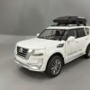 Մետաղյա մեքենա սպիտակ Nissan Patrol