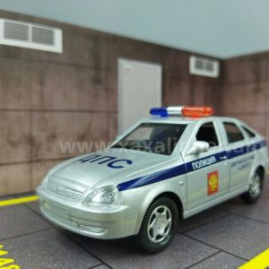 Մետաղյա մեքենա ոստիկանական մոխրագույն