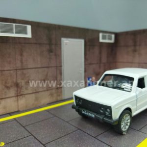 Մետաղյա մեքենա սպիտակ Vaz 2106