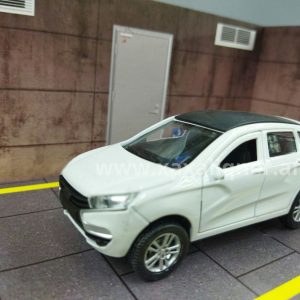 Մետաղյա մեքենա սպիտակ Լադա Ջիպ Lada Jeep