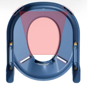 Մանկական զուգարանակոնքի աստիճան փափուկ նստատեղով