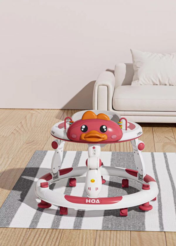 քայլակսայլակ վարդագույն բադիկ