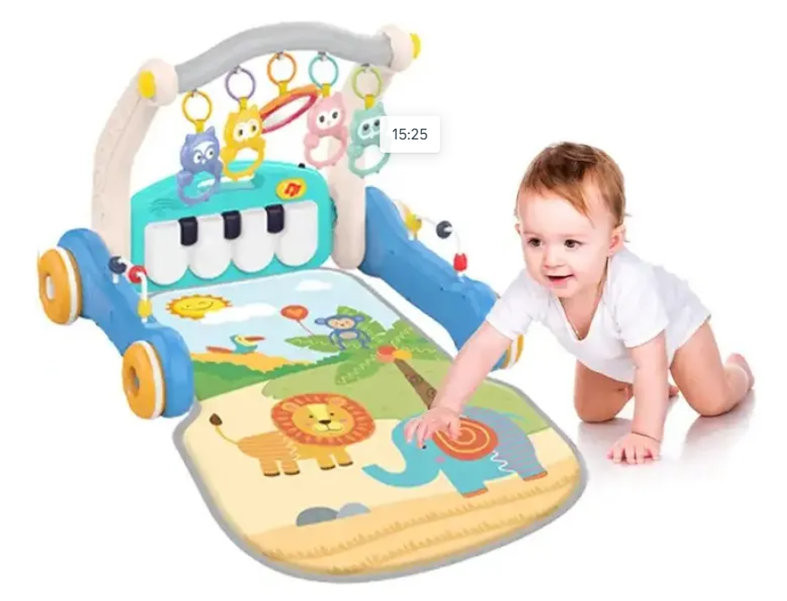 մանկական գորգ անիվներով