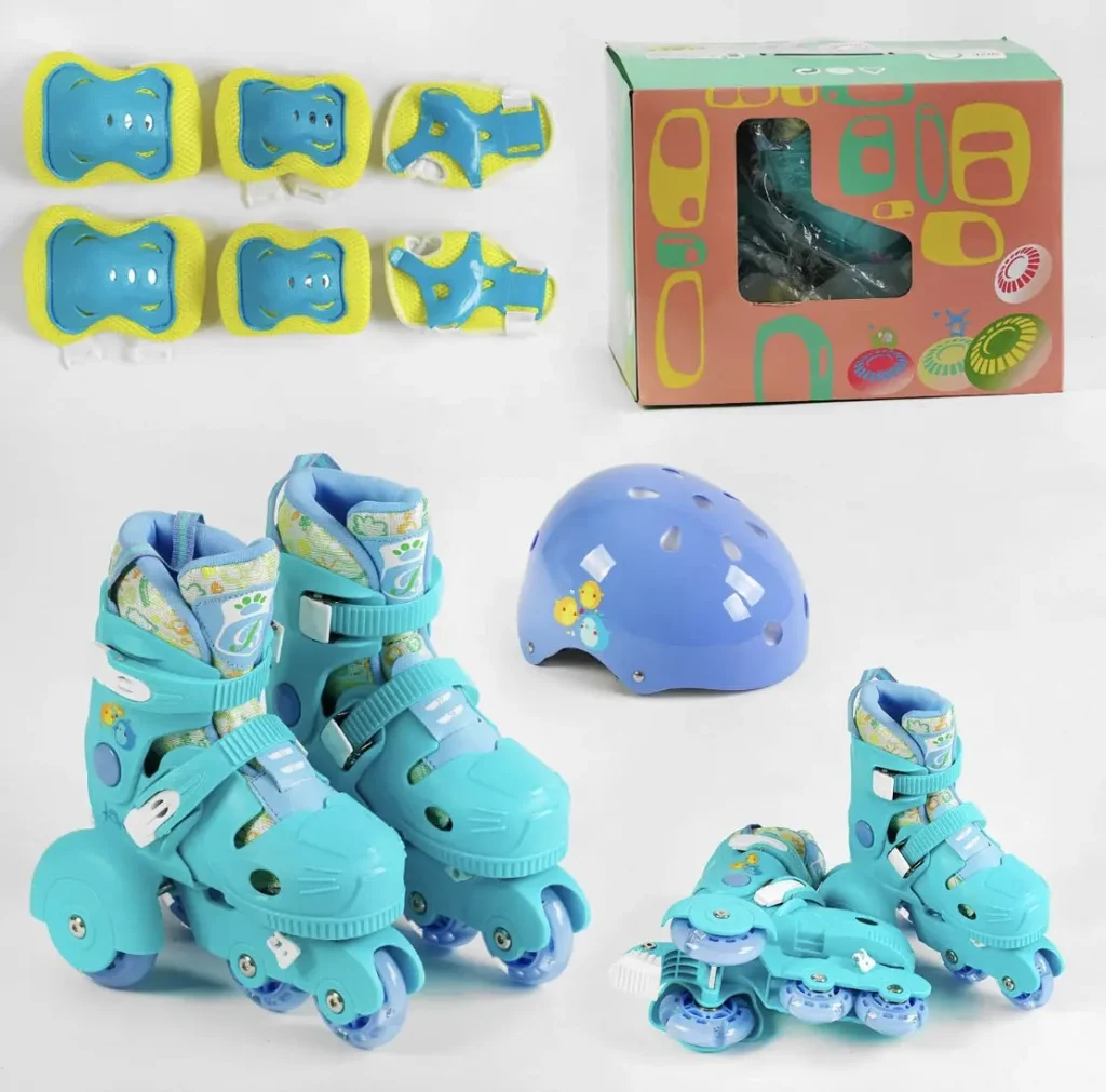 Փիրուզագույն մանկական չմուշկներ