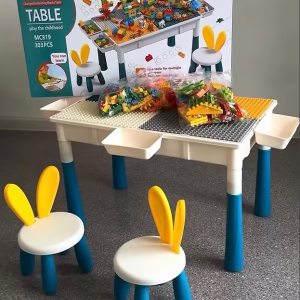 Լեգոյի սեղան 2աթոռով 303+ դետալ