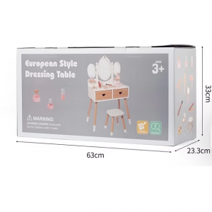 Մանկական փայտե զարդասեղան 3 հայելիով