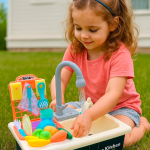 Մանկական լվացարան ջրով