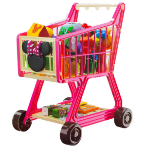 Սուպերմարկետի սայլակ Միկի մթերքներով