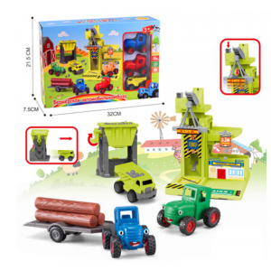 Կապույտ տրակտոր հավաքածու ֆերամյով