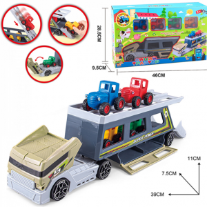 Կապույտ տրակտոր հավաքածու էվակուատրով