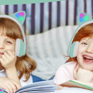 Մանկական անլար ականջակալ փիսիկի ականջներով