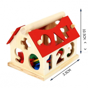 Փայտե զարգացնող խաղ տնակ