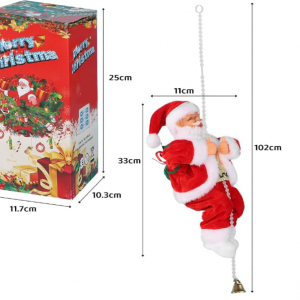 Սպիտակ շղթայի վրա մագլցող ձմեռ պապիկ