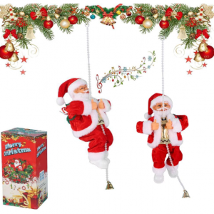 Սպիտակ շղթայի վրա մագլցող ձմեռ պապիկ