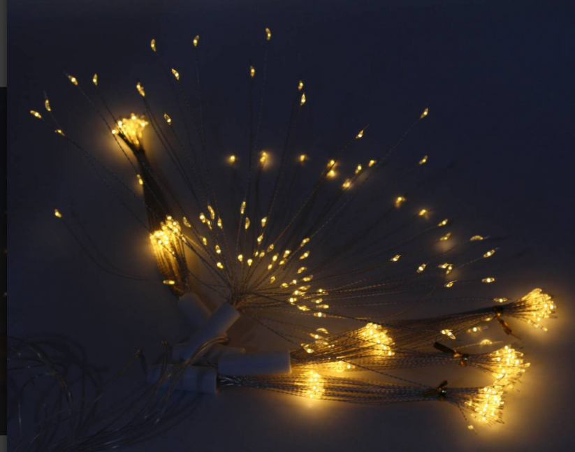 Ամանորյան դեղին լույս 500լամպով 3,5մ