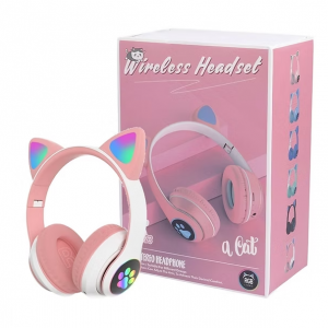 Մանկական անլար ականջակալ փիսիկի ականջներով