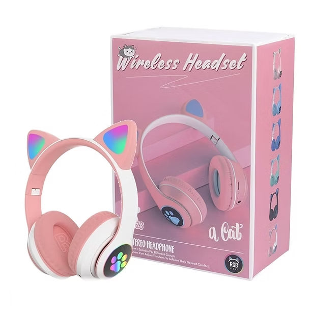 Մանկական անլար ականջակալ փիսիկի ականջներով