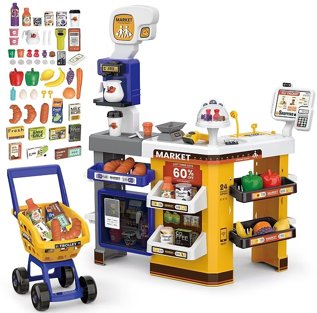 Մանկական սուպերմարկետ սայլակով