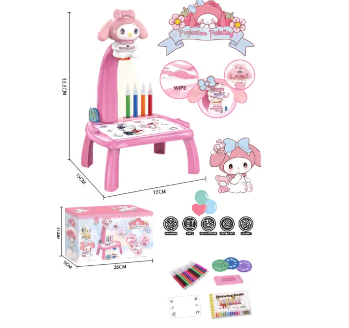 Նկարչական վարդագույն պրոյեկտոր