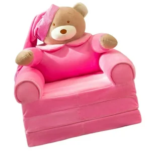 Եռաշերտ բազկաթոռ վարդագույն արջուկ