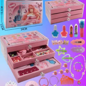 Մանկական զարդատուփ+կոսմետիկայի