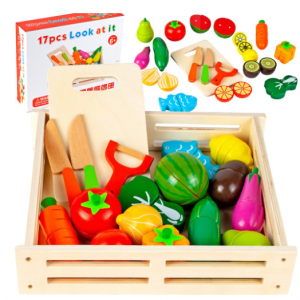 Փայտե բանջարեղենների հավաքածու