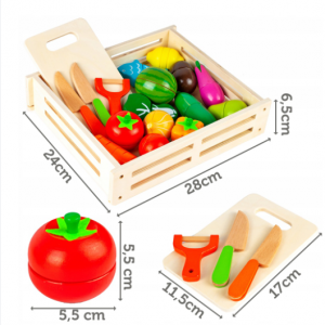 Փայտե բանջարեղենների հավաքածու