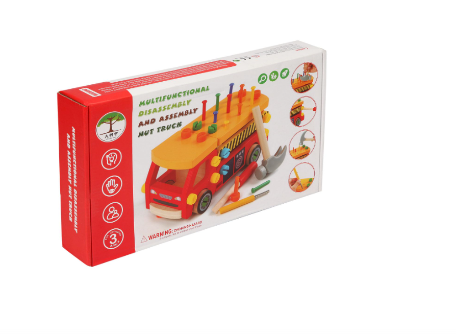 Փայտե մեքենա հավաքվող դետալներով