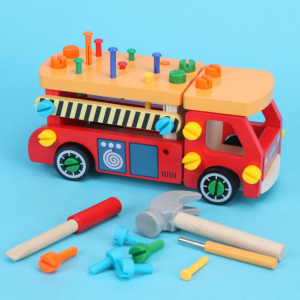 Փայտե մեքենա հավաքվող դետալներով