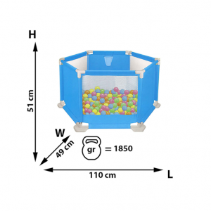 Մանկական մանեժ վեցանկյուն