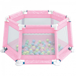 Մանկական վեցանկյուն մանեժ գնդակներով