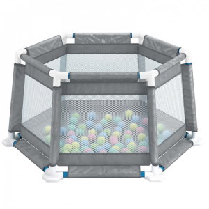 Մանկական վեցանկյուն մանեժ գնդակներով