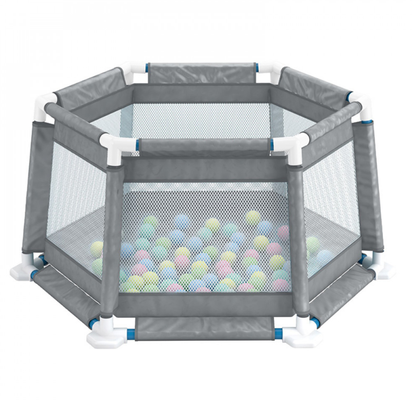 Մանկական վեցանկյուն մանեժ գնդակներով