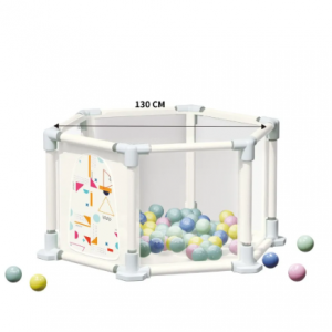 Մանկական վեցանկյուն մանեժ գնդակներով